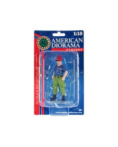 "Firefighters" Off Duty Figure for 1/18 Scale Models by American Diorama