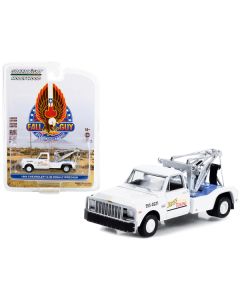 1969 Chevrolet C-30 Dually Wrecker Tow Truck White "Jerry’s Towing" "Fall Guy Stuntman Association" Hollywood Special Edition 1/64 Diecast Model Car by Greenlight