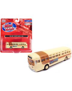 GMC PD-4103 Transit Bus #948 Beige "MTA Miami" 1/87 (HO) Scale Model by Classic Metal Works