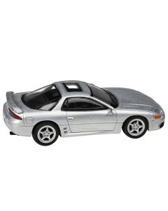 Mitsubishi 3000GT GTO Silver Metallic with Sunroof 1/64 Diecast Model Car by Paragon Models