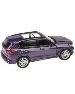 2018 BMW X5 Daytona Violet Metallic with Sunroof 1/64 Diecast Model Car by Paragon Models