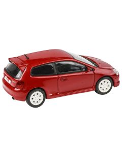 2001 Honda Civic Type R EP3 Milano Red 1/64 Diecast Model Car by Paragon Models