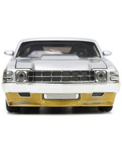 1970 Chevrolet Chevelle SS Gold and Silver Metallic "Bigtime Muscle" 1/24 Diecast Model Car by Jada