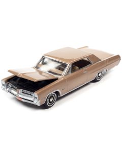 1964 Pontiac Grand Prix Royal Bobcat Saddle Bronze Metallic "Vintage Muscle" Limited Edition 1/64 Diecast Model Car by Auto World