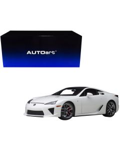 Lexus LFA Whitest White with Carbon Top 1/18 Model Car by Autoart