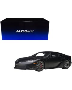 Lexus LFA Matt Black 1/18 Model Car by Autoart