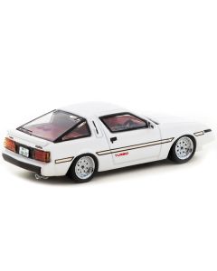 Mitsubishi Starion Turbo RHD (Right Hand Drive) White Metallic "Road64" Series 1/64 Diecast Model Car by Tarmac Works