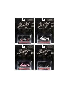 "Carroll Shelby 50th Anniversary" 4 piece Set 2022 Release Q 1/64 Diecast Model Cars by Shelby Collectibles