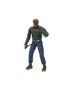 The Wolfman 6.25" Moveable Figure with Cane Trap and Alternate Head and Hands "Universal Monsters" Series by Jada