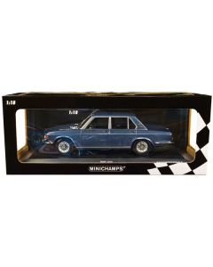 1968 BMW 2500 Blue Metallic Limited Edition to 504 pieces Worldwide 1/18 Diecast Model Car by Minichamps