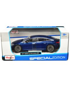 Mercedes-Benz EQS Blue Metallic "Special Edition" Series 1/27 Diecast Model Car by Maisto