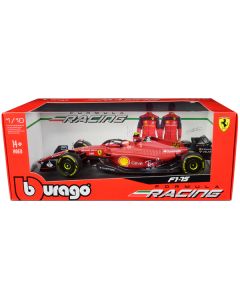 Ferrari F1-75 #55 Carlos Sainz "Ferrari Racing" Formula One F1 (2022) "Formula Racing" Series 1/18 Diecast Model Car by Bburago