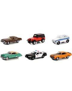 "Hollywood Series" Set of 6 pieces Release 37 1/64 Diecast Model Cars by Greenlight