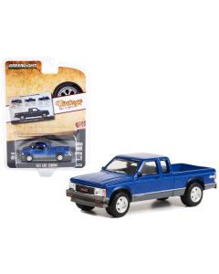 1991 GMC Sonoma Pickup Truck Blue Metallic and Gray 