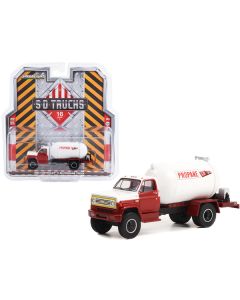 1985 Chevrolet C-65 Propane Truck Red and White "LP Gas" "S.D. Trucks" Series 16 1/64 Diecast Model Car by Greenlight