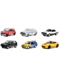 "Hot Hatches" Set of 6 pieces Series 2 1/64 Diecast Model Cars by Greenlight