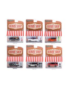 "The Hobby Shop" Set of 6 pieces Series 14 1/64 Diecast Model Cars by Greenlight