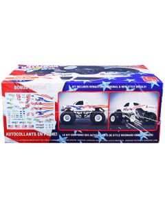 Skill 1 Snap Model Kit Chevrolet Silverado "USA-1" Monster Truck 1/32 Scale Model by AMT