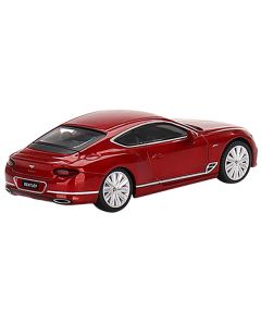 2022 Bentley Continental GT Speed Candy Red Limited Edition to 1200 pieces Worldwide 1/64 Diecast Model Car by Mini GT