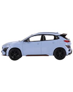 Hyundai Kona N Performance Light Blue Limited Edition to 1800 pieces Worldwide 1/64 Diecast Model Car by Mini GT