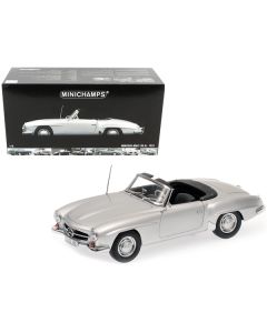 1955 Mercedes-Benz 190 SL (W121) Silver 1/18 Diecast Model Car  by Minichamps