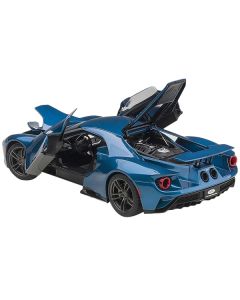 2017 Ford GT Liquid Blue 1/18 Model Car by Autoart