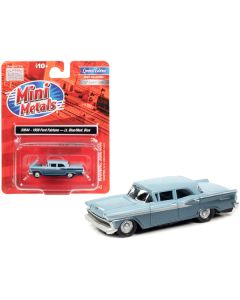 1959 Ford Fairlane Wedgewood Blue and Surf Blue Metallic Two-Tone 1/87 (HO) Scale Model Car by Classic Metal Works