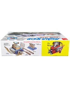 Skill 2 Model Kit Chevrolet Custom Van with Drag/Ski Boat and Trailer "Aqua Rod Race Team" 1/25 Scale Model by AMT