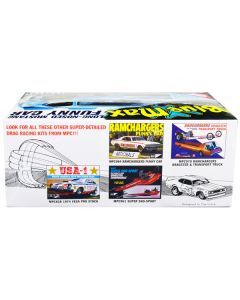 Skill 2 Model Kit "Blue Max" Long Nose Mustang Funny Car 1/25 Scale Model Car by MPC