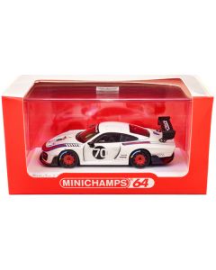 2018 Porsche 935/19 #70 "Martini Racing" White with Graphics 1/64 Diecast Model Car by Minichamps