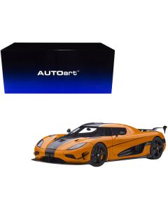 Koenigsegg Agera RS Cone Orange with Black Carbon Accents 1/18  Model Car by Autoart