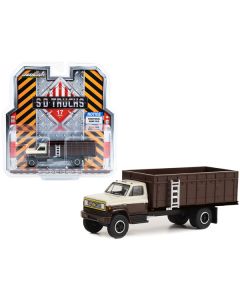 1981 Chevrolet C-70 Grain Truck Brown and Tan with Brown Bed "S.D. Trucks" Series 17 1/64 Diecast Model Car by Greenlight