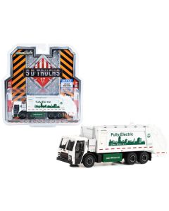 2021 Mack LR Electric Rear Loader Refuse Truck White "New York City Department of Sanitation (DSNY) Fully Electric" "S.D. Trucks" Series 17 1/64 Diecast Model Car by Greenlight