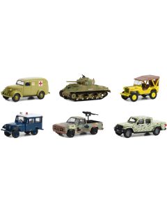 "Battalion 64" Set of 6 pieces Series 3 1/64 Diecast Models by Greenlight