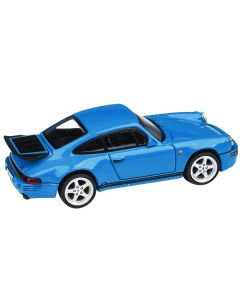 1987 RUF CTR Racing Blue 1/64 Diecast Model Car by Paragon Models