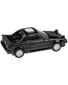 1985 Toyota MR2 MK1 Black Metallic with Sunroof 1/64 Diecast Model Car by Paragon Models