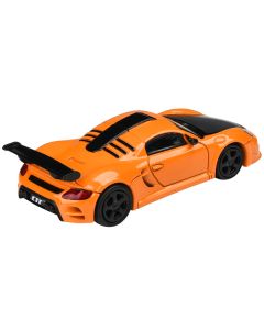 2012 RUF CTR3 Clubsport Orange with Black Hood 1/64 Diecast Model Car by Paragon Models