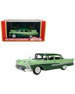 1958 Ford Fairlane 4 Door Seaspray Green and Silvertone Green Limited Edition to 240 pieces Worldwide 1/43 Model Car by Goldvarg Collection