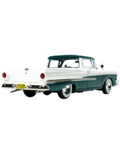 1958 Ford Ranchero Gulfstream Blue and White with Blue Interior Limited Edition to 180 pieces Worldwide 1/43 Model Car by Goldvarg Collection