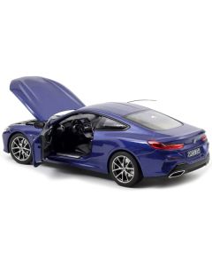 2018 BMW M850i Blue Metallic 1/18 Diecast Model Car by Norev