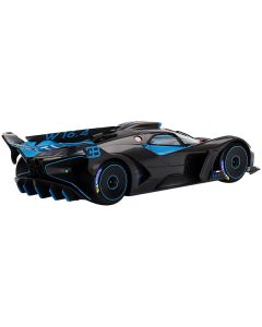 Bugatti Bolide Presentation Version Blue and Black 1/18 Model Car by Top Speed