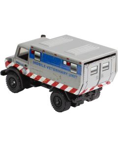 Mercedes-Benz Unimog U 1300 L "Mobile Veterinary Unit MVU-12" "Jurassic World" (2015) Movie Diecast Model Car by Hot Wheels