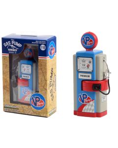 1948 Wayne 100-A Gas Pump "VP Racing Fuels" Blue and Gray "Vintage Gas Pumps" Series 13 1/18 Diecast Model by Greenlight