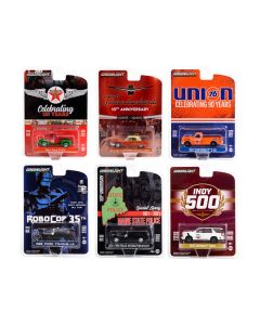 "Anniversary Collection" Set of 6 pieces Series 15 1/64 Diecast Model Cars by Greenlight