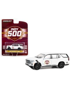 2022 Chevrolet Tahoe White "106th Running of the Indianapolis 500 Official Vehicle" (2022) "Anniversary Collection" Series 15 1/64 Diecast Model Car by Greenlight