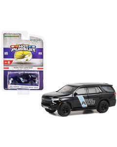 2022 Chevrolet Tahoe Police Pursuit Vehicle (PPV) Black "Helena Police Department - Helena Alabama" "Hot Pursuit" "Hobby Exclusive" Series 1/64 Diecast Model Car by Greenlight