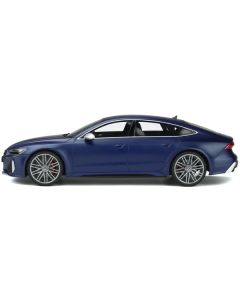 2021 Audi RS 7 ABT Sportline Dark Blue Metallic 1/18 Model Car by GT Spirit