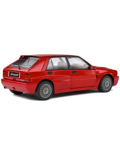 1991 Lancia Delta HF Integrale Rosso Corsa Red 1/18 Diecast Model Car by Solido