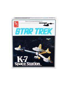 Skill 2 Model Kit K-7 Space Station "Star Trek" (1966-1969) TV Series 1/7600 Scale Model by AMT