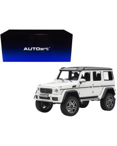 Mercedes Benz G500 4X4 2 Gloss White 1/18 Model Car by Autoart